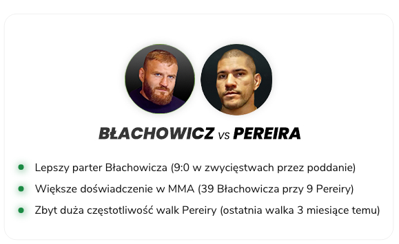 Błachowicz - Pereira typ