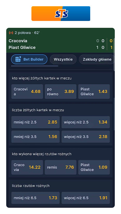 Oferta Ekstraklasy w STS